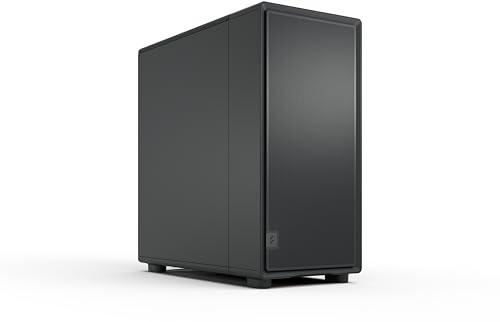 Fractal Design Epoch XL Schwarz Solid – High‑Airflow Gaming-PC‑Gehäuse – Mesh‑Front – DREI Momentum‑14‑Lüfter