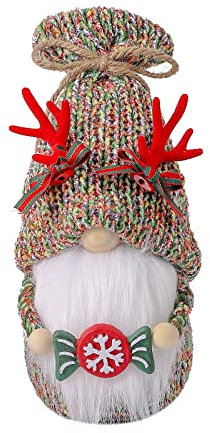 Toys-Christmas Figurines Snowman Ornaments Santa-Claus Tree Statue Landscape Xmas-Handicraft Shop Window Home-Decoration Furry Christmas Tree Elf-doll Stuffed Christmas Tree Dwarf-ornament Tree Tree