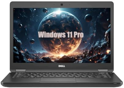 Dell Latitude 5480 Business Laptop, 14 HD Notebook, Intel Core i5-6300U, 16GB RAM, 512GB SSD, Windows 11 Pro (Renewed)