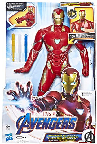 Hasbro AVN Figura ELECTRONIQUE Iron Man Multicolore (E4929105