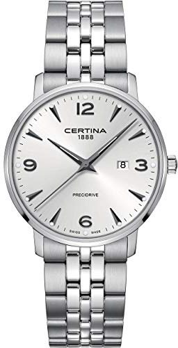 Certina Herrenuhr DS Caimano Stahl/Silberfarben C035.410.11.037.00