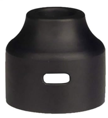 Qingtian-ceg 1 UNIDS Tapa Superior de Repuesto para Wasp Nano RDA/RDTA 22mm Pom/PC/Pei,Sin Tabaco ni nicotina (Color : Black)
