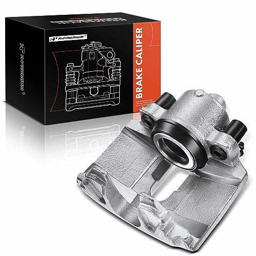 A-Premium Disc Brake Caliper Assembly Compatible with Select Audi Mand Volkswagen Models - A1 11-13, A3 10-13, Beetle 12-19, Bora 05-10, Golf 10-14, For Jetta 05-18, Rabbit 06-09 - Front Left Driver