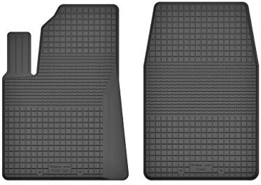 2 Stück Gummifußmatten Vorne kompatibel mit Ford Fiesta mk6 mk7 2002-2017 ideal angepasst