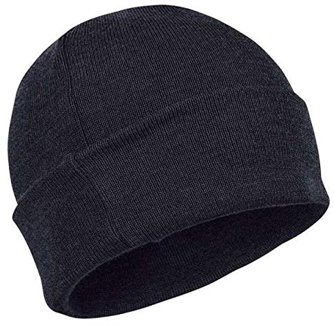 Elbe Team Rollmütze Merino-Wolle Anthrazit, Anthrazit