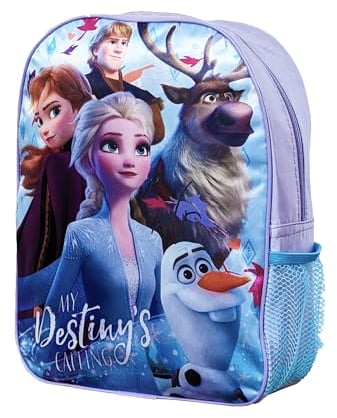 Luggage & Bag Official Licensed Kids Boys & Girls School Backpack With Side Mesh Pocket (Frozen)