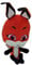 BANDAI - Miraculous Ladybug - Weiches Stofftier 15cm - Trixx - P50693