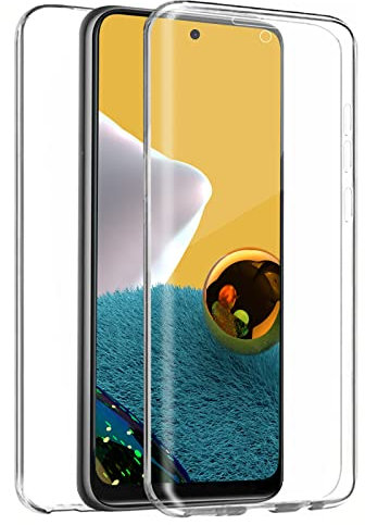 TBOC Coque Compatible avec Samsung Galaxy A51 5G [6.5] - Housse [Transparent] Complète [Silicone TPU] Full Body [360 Degrés] Intégral Protection Portable Etui Anti Choc Rayures