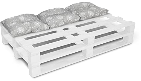 Amilian Palettenkissen 120 x 40 Sitzauflage Sitzkissen für Europaletten Palettensofa Palettenmöbel Balkon Kleine Couch Outdoor Sessel oder kleines Sofa für Jugendzimmer