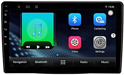 XISEDO Android Autoradio per Fiat In-dash Car Radio 9 Pollici Car Stereo Navigatore GPS con Schermo di Tocco Nessun lettore DVD (Fiat 500 2016)