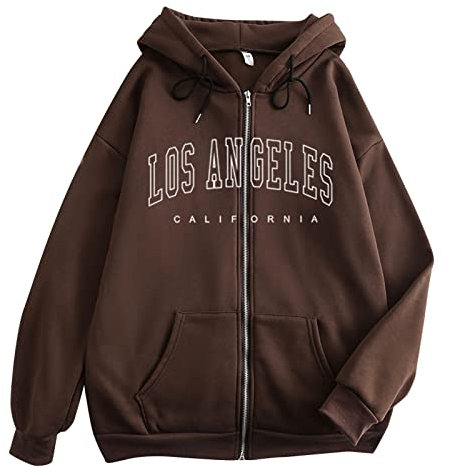 Felpa con Cappuccio da Donna - Maniche Lunghe Hoodies Y2K Girls Personalizzata Vestito in Felpa Fashion Trend per Ragazze