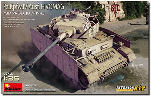 Miniart 1:35 - Pz.Kpfw.IV Ausf H Vomag. Mid Prod (Int Kit)