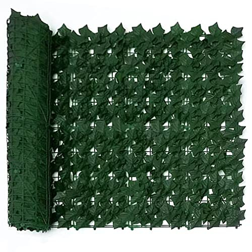 Künstliche Efeu Hecke Sichtschutz Sichtschutzwand Landschaftsbau Gartenzaun Balkonschirm Grün Kunststoff Garten Sichtschutzzaun HXJDP221206(Color:,Size:50X100cm)