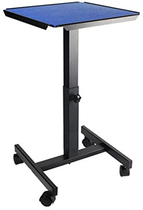 Adjustable Projector Stand On Wheels - Portable Video Projector Floor Table, Moveable Laptop Trolley, Easy To Carry, Height-Adjustable And Mobile With Caster Wheels