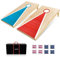 4×2FT Cornhole Set Cornhole Boards: Hölzerne Cornhole Boards Premium Bean Bag Toss Game Set, w/8 Cornhole Taschen und Anzeigetafel, Cornhole Spiele im Freien für Erwachsene und Familie（SB802）