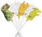 FOLDZILLA Steckenpferde Set aus Pappe 115 x 40 x 25 cm Hobbyhorse Stockpferde Dino