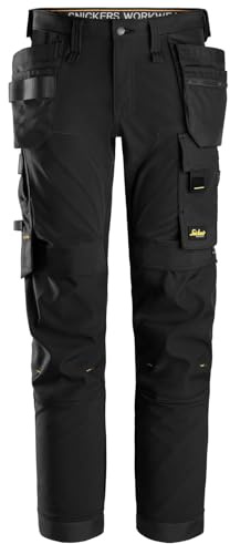 Snickers Slim Fit 4-Wege-Stretch Holstertasche Arbeitshose 6275 Schwarz
