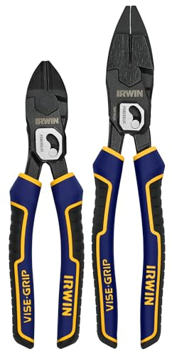 IRWIN Powerslot-Zange, hohe Hebelwirkung, 24,1 cm und Diagonale 20,3 cm, 2 Stück (IWHT84006)