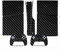 SAMTN Décalcomanie pour PS5 Slim Console Disk Edition, Sticker Cover (Noir)