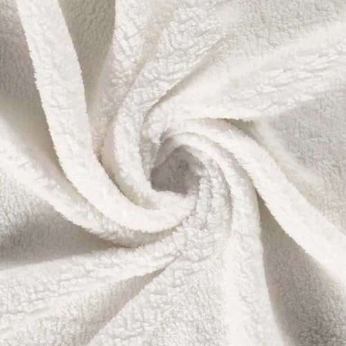 (10,60 /m²) Kunstfell Stoff Schaf Sherpa Fleece | Fasching Karneval | Meterware zum Nähen