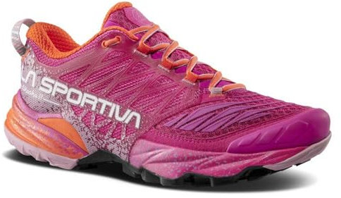 La Sportiva Akasha II Woman Green Banana/Lagoon, Scarpe da Trail Running Donna, Taglia Unica, 411322 Springtime Cherry Tomato, 39.5 EU