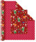 WERNNSAI Weihnachts gGeschenkpapier – 1 Rolle Geschenkpapier Weihnachten Kinder Rot Weihnachtsmann Dino Elch Weihnachtsbaum Lebkuchenmann Geschenkpapierrolle Weihnachtsfeier Geburtstagsdeko 43cm x 10m