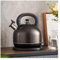 Large Kettle Electric, 2Kw Fast Boil Stainless Steel Cordless Kettle, ideal for Household or Commercial Use,Whistle Alert, Removable Filter, Auto Shut-Off, Boil-Dry Protection (coffee, 3L)