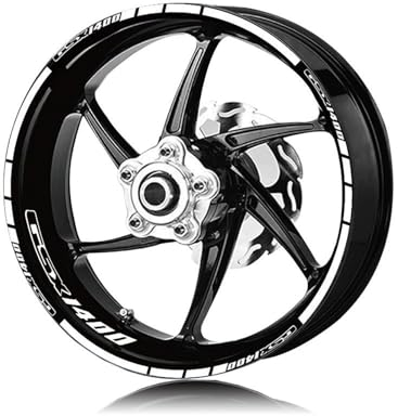 Motorradreifen Und Felgen, Reflektierende Dekorative Aufkleber, Kombinations-Felgenaufkleber-Set Für SUZUKI GSX14000 GSX 14000(Style 3)