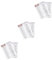 HONMEET 6 Stk 3D-Aufkleber für Augenbrauen brow tool augenbrauenschablone wasserfeste bionische Augenbraue Frau Mann Make-up-Tool Haarset künstliche Augenbraue Nachahmung Augenbraue Black