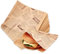100 Stück Burger Papier, 18 x 18CM Burger Tüten Pommestüten Hot Dog Tüten Lebensmittelverpackung Papiers Einweg Fettbeständig Wrap Papier für Hamburger Pommes Sandwiches