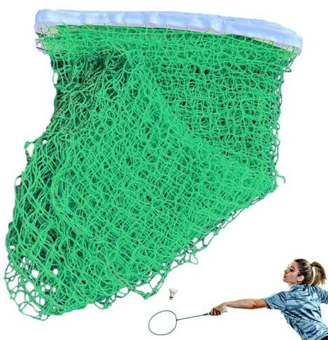 Holdes Badminton - Rete di Badminton portatile, rete di Badminton a maglia, ad alta resistenza, rete da pallavolo pieghevole e leggera, attrezzatura da Badminton, per giardino, spiaggia,