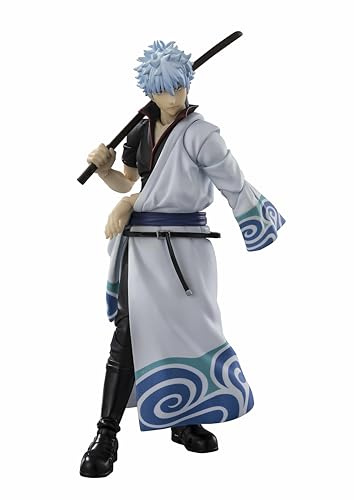 TAMASHII NATIONS S.H. Figuarts Gintama Gintoki Sakata ca. 5,7 Zoll (145 mm), PVC & ABS vorbemalte Actionfigur