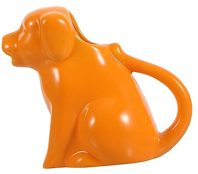 DECHOUS Mini Milk Cup Handle 40ml Ceramic Sauce Cup Multi-Functional Cartoon Dog Design Suitable for Home and Travel Random Color