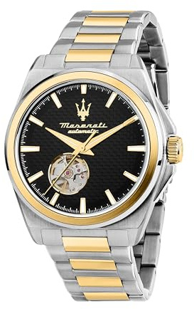 Maserati Herren-Armbanduhr aus Stahl, automatisch, Analog, 41 mm, Kollektion Velocita – R8823152001