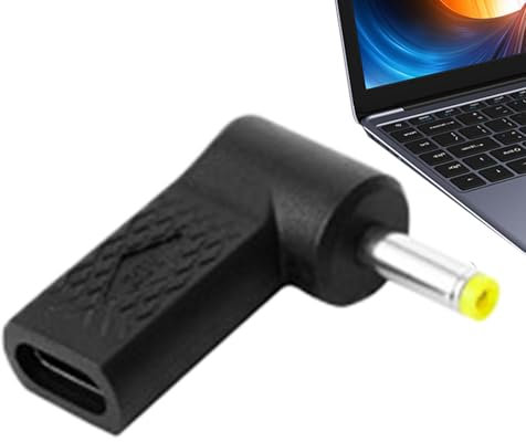 Générique USB C to DC Adapter, Ring Barrel Plug to USB C Charger, Compact Charging Connector, PVC material, versatile power options, perfect for home, work and travel charging needed