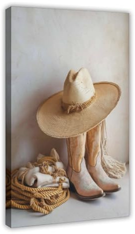 Western-Ranch-Wandkunst, Leinwand-Poster, Schlafzimmer-Dekor, Landschaft, Büro, Raumdekoration, Geschenk, 40 x 60 cm