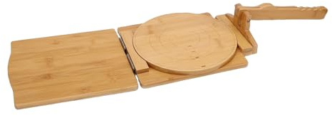 Smandy Tortilla-Presse aus Holz, Quesadilla- und Tortilla-Maschine, Teigpresse aus Holz für Hausgemachte Tortillera Roti Chapati Taco, Presse aus, Robustes Mais