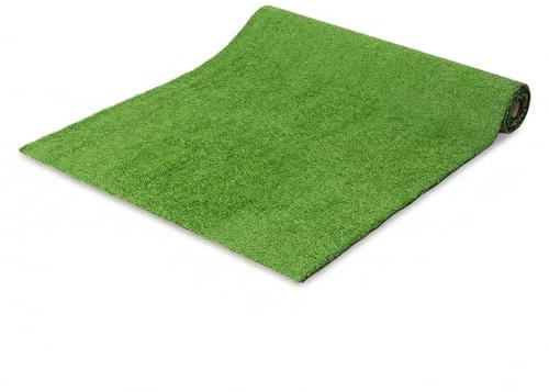 Outsunny Gazon Synthétique Dalle Gazon 25mm Haute Densité 1 x 4 m Vert