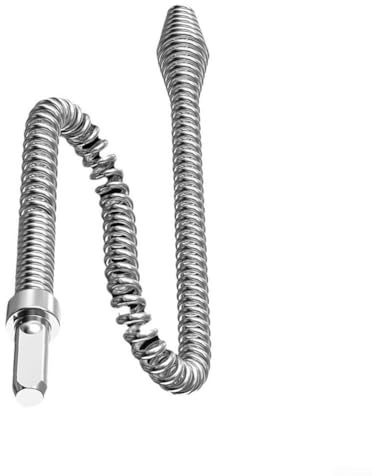 Steel Drain Snake 1.5m Drill Attachment Clog Remover