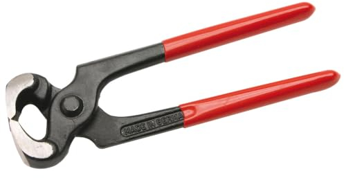Dönges Kantenzange DIN 5241, tauchisoliert, 200 mm Profi-Werkzeug Nagelzange Knippzange Kneifzange Beißzange Beisszange Länge: 200 mm