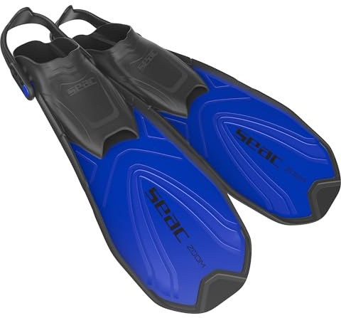 SEAC Zoom Schnorchelflossen mit Gurt verstellbar in 6 Positionen Unisex Erwachsene