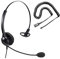 Affordable Single Ear Noise Cancelling Office/Call Centre Headset With U10P Bottom Cable works with Mitel, Nortel, Avaya Digital, Polycom VVX, Shoretel, Aastra + Many More