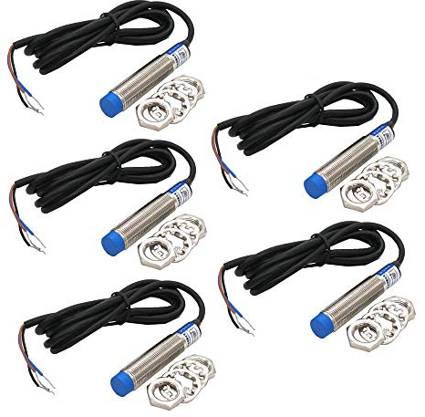 DollaTek 5Pcs Ersatz LJ12A3-4-Z/BX Induktiver Näherungsschalter 3-Leiter NPN DC6-36V
