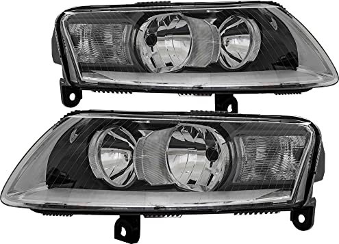 Halogen Scheinwerfer Set für A6 (4F) 05.04-09.08 H7/H7 ohne Motor