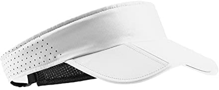 CEP – Running Visor | Leichte Faltbare Visor Cap mit Sonnenschutz und gebogenem Sonnenschild in weiß in Unisex in one Size