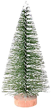 carol -1 Künstlicher Mini Weihnachtsbaum Premium Spruce Kleiner Bonsai, Mini Grün Tannenbaum, Naturgetreuer Christbaum für Tischdeko, DIY, Schaufenster, Geschmückter Weihnachtsbaum