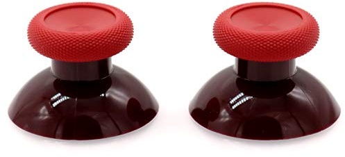 Deal4GO Pack de 2 palancas analógicas cóncavas de repuesto para mando Xbox One (rojo)