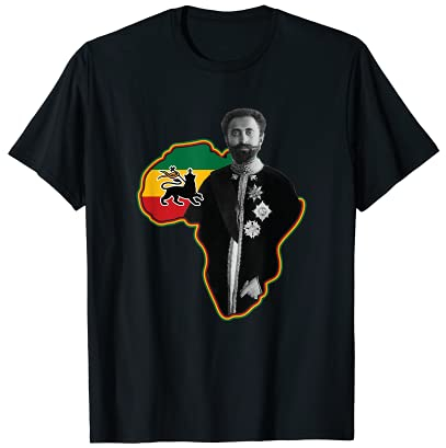 African Hero Haile Selassie I T-Shirt