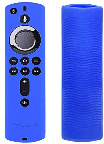 MEYENG Convient pour Stick 4K/ (3)/Fire TV Cube Nouvelle TélécommanProtection en Silicone Stockage Anti-Chute Coque en Silicone Housse Protection Silicone