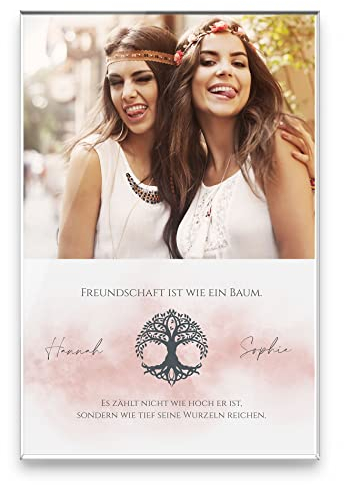 CHRISCK design Dein Foto auf Acrylglas - Acryl Glasbild personalisiert - Vatertagsgeschenk für Papa - Geschenkidee - Fotogeschenk Geburtstag Freund Freundin o. Jahrestag Paar